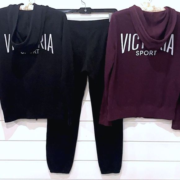 Victoria Sport VSX Sport LOT of 2 VSX Hoodie Sweatshirts & Joggers Matching Set - Picture 4 of 13